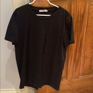 Black tee with pocket!